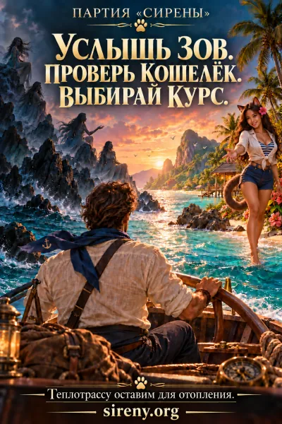 Плакат «Услышь зов. Проверь кошелёк. Выбирай курс»